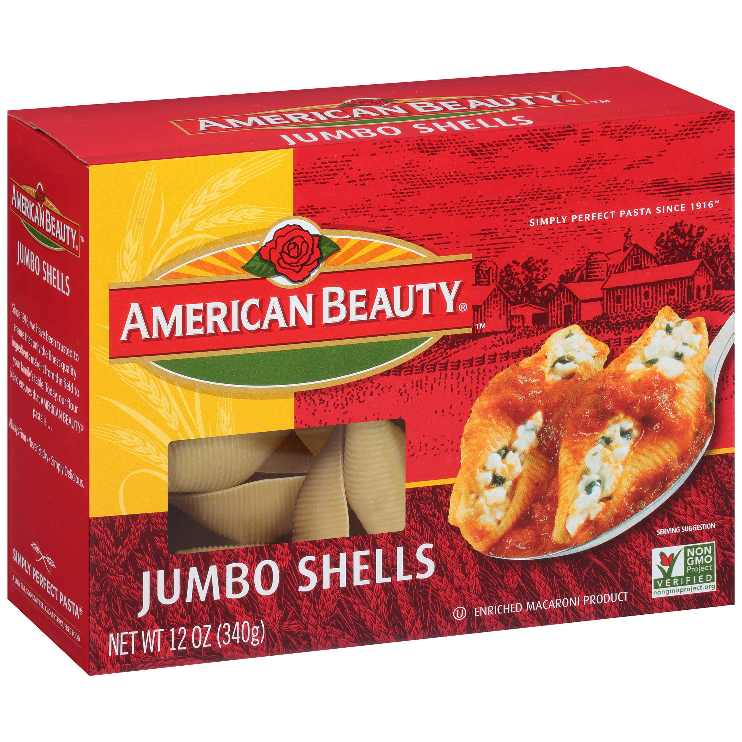 American Beauty Jumbo Shells, 12 oz