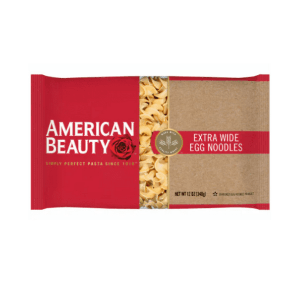 American Beauty Wide Egg Noodles 12 oz (Pack of 3)