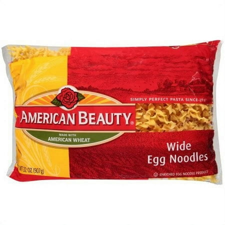 American Beauty Wide Egg Noodles (Pack of 18)
