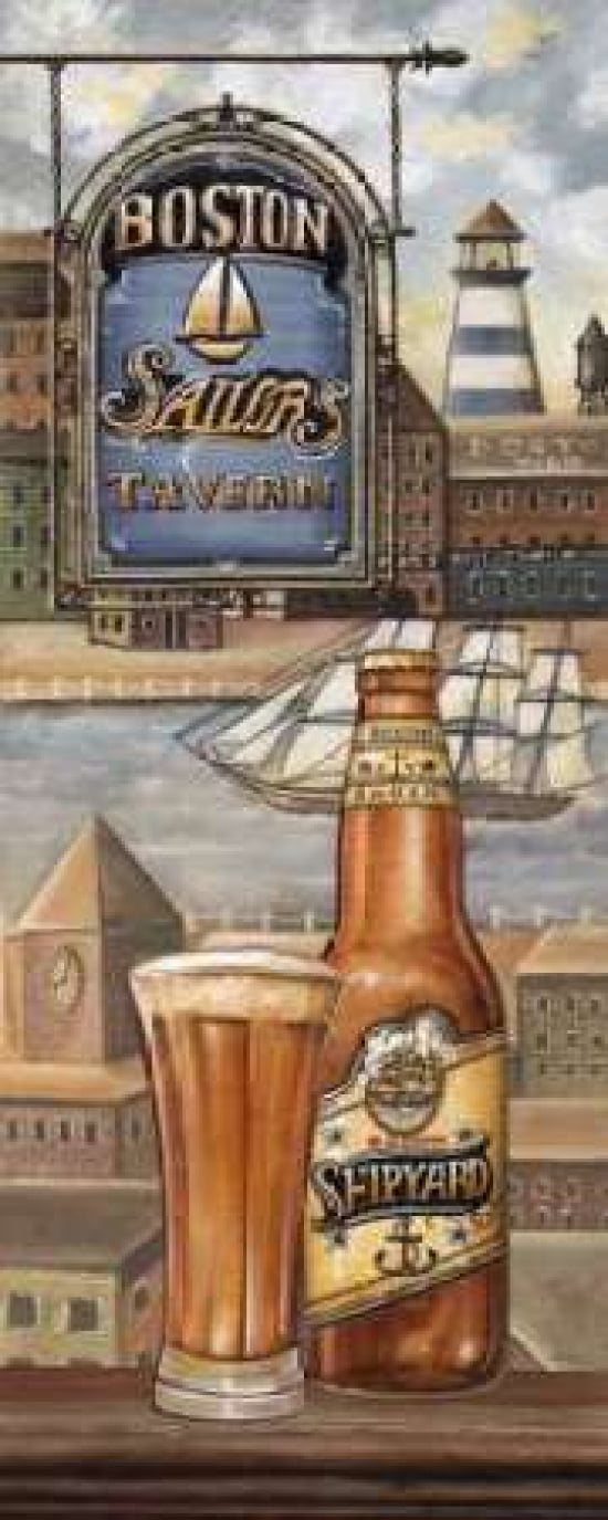 American Beer Canvas Art - Charlene Audrey (10 x 20)