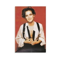American Best Actress Winona Ryder Retro Sexy Poster (2) Canvas Art Poster and Wall Art Picture Print Modern Family bedroom Decor Posters 24x36inch(60x90cm)