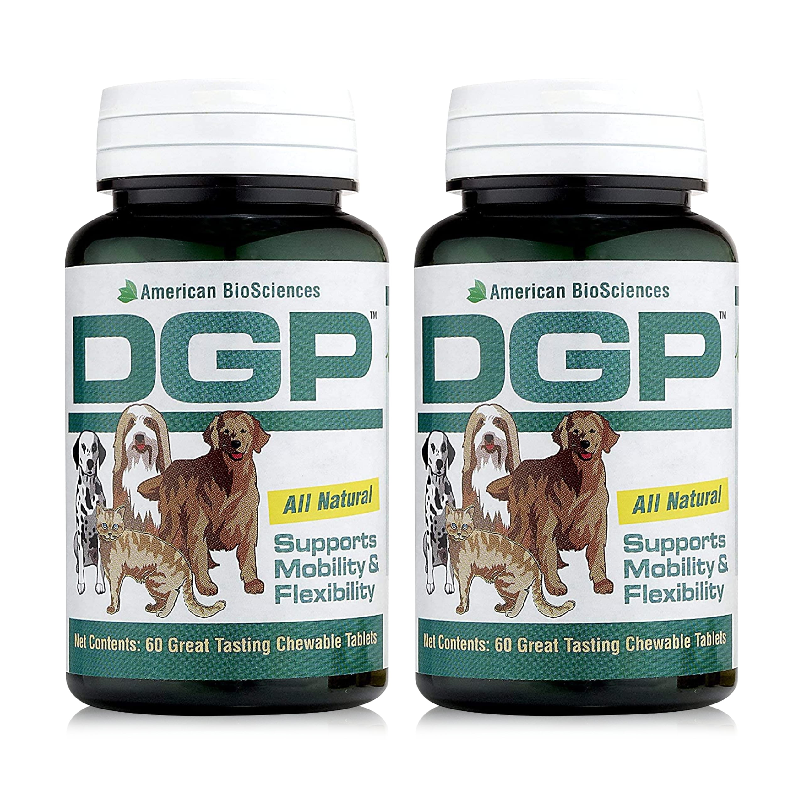 American BioSciences DGP Dog Joint Hip Supplement 60 Chewable Tablets 2 Pack Walmart