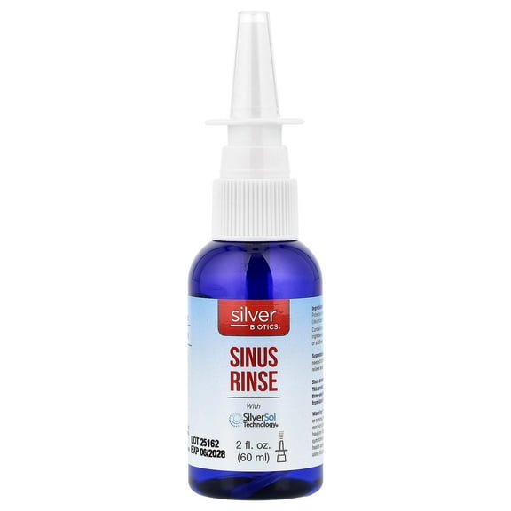 American Biotech Labs Silver Biotics, Sinus Rinse With SilverSol Technology, 2 fl oz (60 ml)