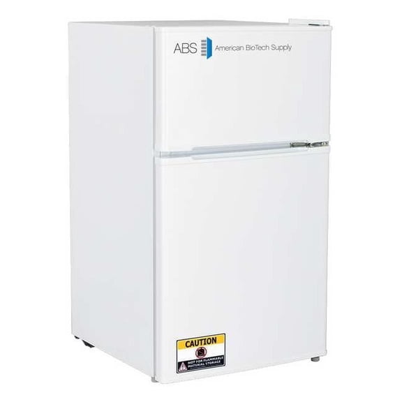 American Biotech Supply Refrigerator w/ Freezer,33-3/4" H,19" W ABT-RFC-3M
