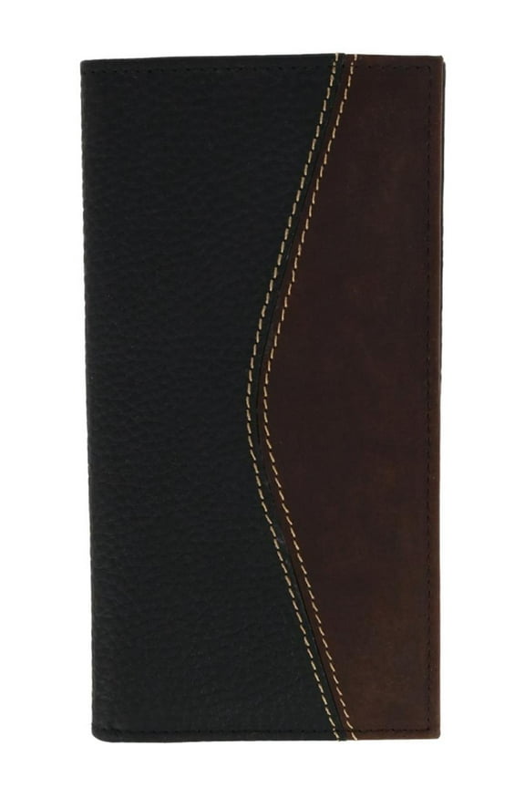 American Bison Bison and Hunter Leather Rodeo Wallet (Men)