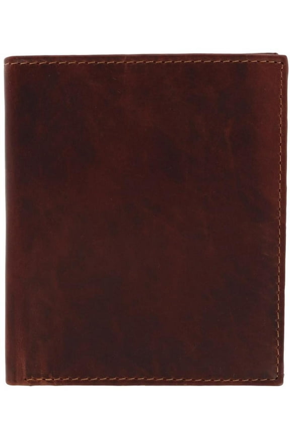 American Bison Oil Pull Up Leather Hipster Wallet (Men)