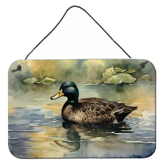 American Black Duck Wall or Door Hanging Prints 8 in x 12 in