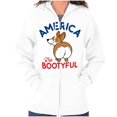 thumbnail image 1 of American Booty Funny Corgi Lover Cute Zip Hoodie Sweatshirt Women Brisco Brands S, 1 of 6