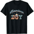 thumbnail image 1 of American Boy, Cowboy Hat, American Day, Independence Day T-Shirt, 1 of 3