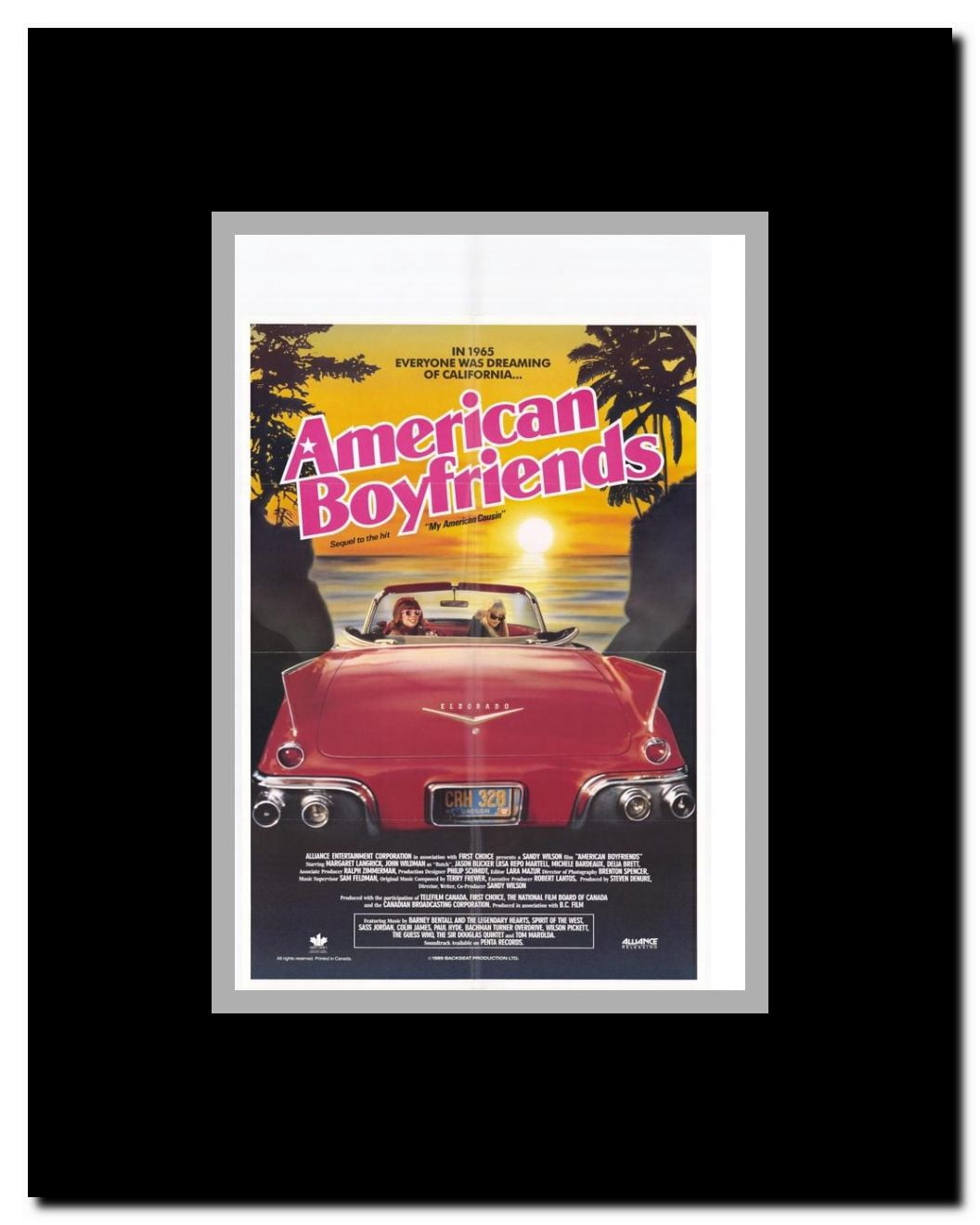 American Boyfriends Framed Movie Poster