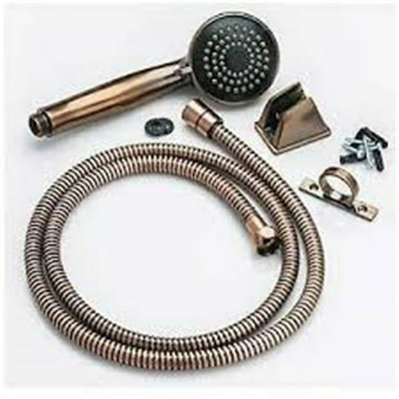 American Brass AMBCRD-UPGD-PVC-SHWR-ASSY-BN 3 Function Multi Upgrade Personal Shower Kit, Brushed Nickel
