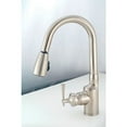 thumbnail image 1 of American Brass SL2000N Brushed Nickel Metal Single Hole Pull Down Kitchen Faucet, 1 of 3