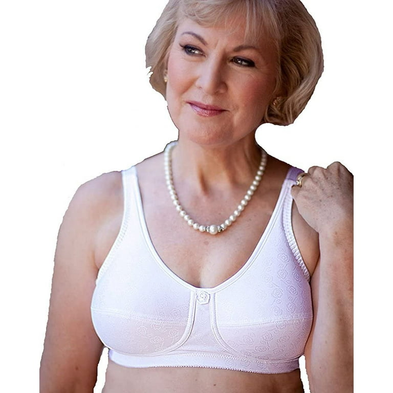American Breast Care Women s Soft Cup Bra White 34B Walmart
