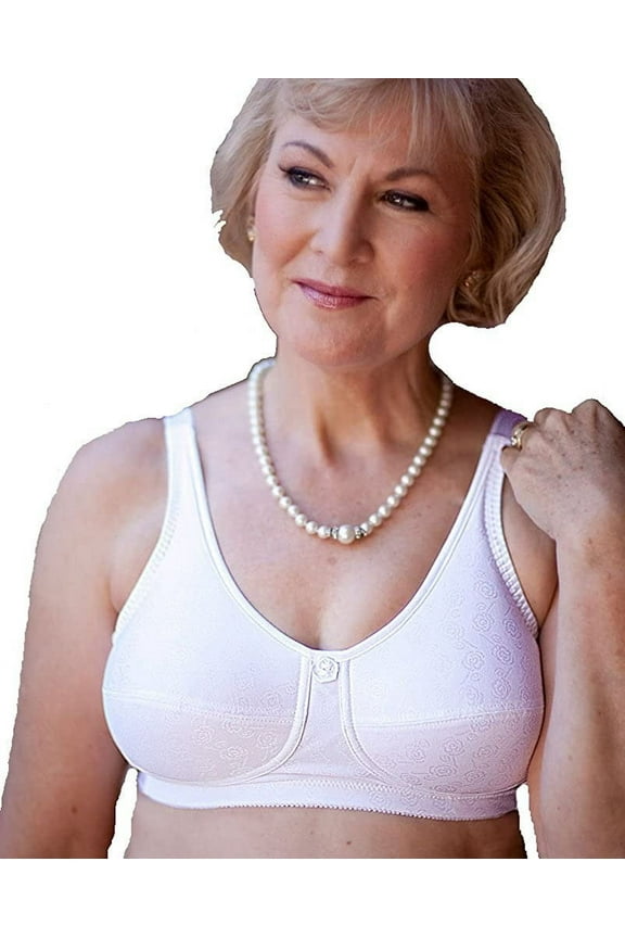 Women's Soft Cup Bra White 34C