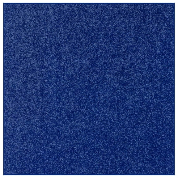 American Bright American Bright Solid Color Area Rugs Neon Blue - 18" x 18" Square (Set Of 6)