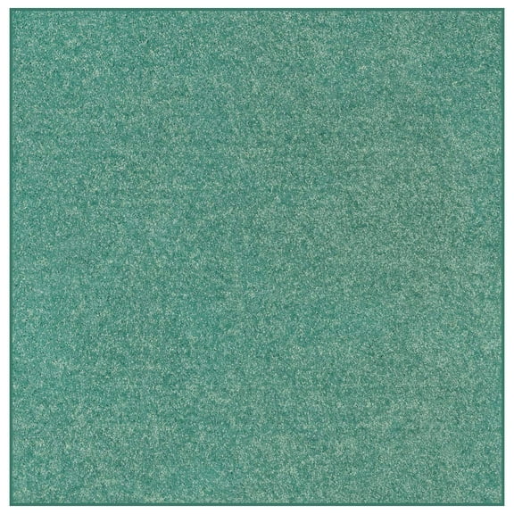 American Bright American Bright Solid Color Area Rugs Teal - 2' Square