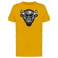 thumbnail image 1 of American Buffalo B&W Logo T-Shirt Men -Image by Shutterstock, Male Large, 1 of 2