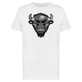 thumbnail image 1 of American Buffalo B&W Logo T-Shirt Men -Image by Shutterstock, Male Medium, 1 of 2