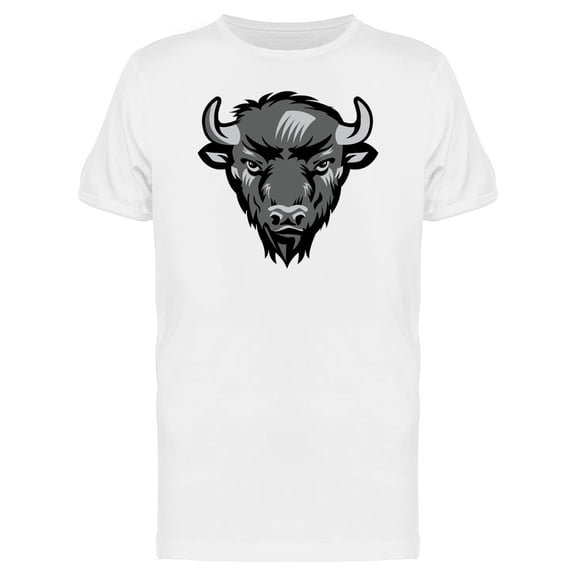American Buffalo B&W Logo T-Shirt Men -Image by Shutterstock, Male x-Large