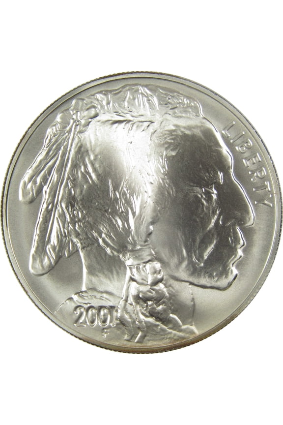 American Buffalo Commemorative Dollar 2001 D BU Uncirculated Silver