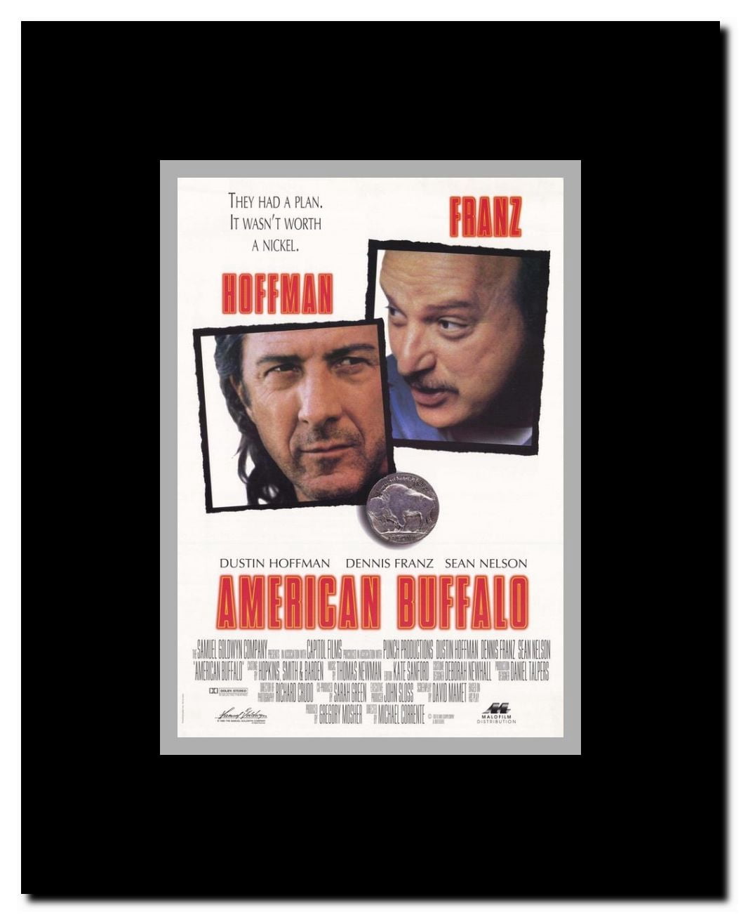 American Buffalo Framed Movie Poster