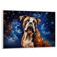thumbnail image 1 of American Bulldog Dog Canvas Van Gogh Starry Night Wall Art Gifts Canvas Wall Art Frame Music Artist Customized Canvas Framed Photo Art Work For The Bedroom(Gifts For Dog Lover ), 1 of 6