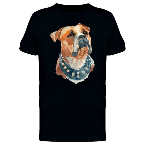American Bulldog Painting T-Shirt Men -Image by Shutterstock, Male x-Large