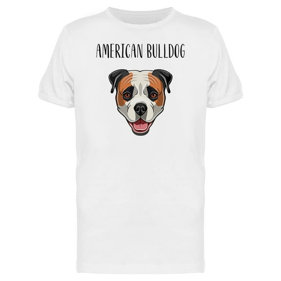 American Bulldog  T-Shirt Men -Image by Shutterstock, Male 4X-Large