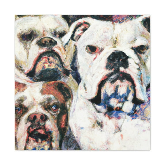 American Bulldog's Charm - Canvas