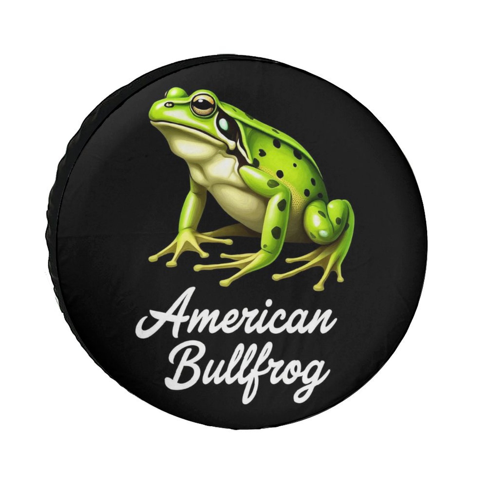 American Bullfrog Labeled Spare Tire Cover 14-16inch Universal Wheel ...