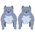 thumbnail image 1 of American Bully Decal | Indoor/Outdoor | Dog Lover Super Cute Sticker for SUV Windows, Dorm Rooms, Bedroom, Offices | SignMission personalized gift | 2 Pack of 6", 1 of 1