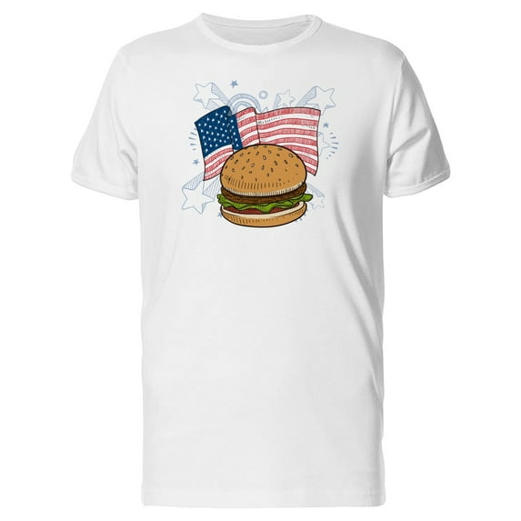 American Burger T-Shirt Men -Image by Shutterstock, Male Medium