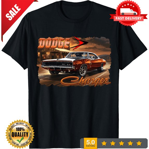 American CHARGER MUSCLE CAR T-SHIRT, ULTRA LIMITED-TH72029