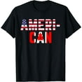 thumbnail image 1 of American Canadian Flag T-Shirt America Canada Patriotic Tee, 1 of 3