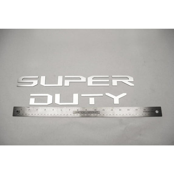 American Car Craft Front Insert Letters Decal for Ford 17-21 F-250 and F-350 Super Duty 1Pc 772096