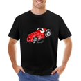 thumbnail image 1 of American Car Race Vintage Classic Retro Man T-shirt Men’s T-Shirt 100% Cotton Casual Short Sleeve Tops Gift Tee Black 4XL, 1 of 2