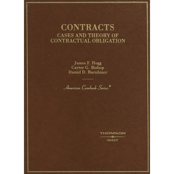 American Casebooks Contracts: Cases and Theory of Contractual Obligation, (Hardcover)