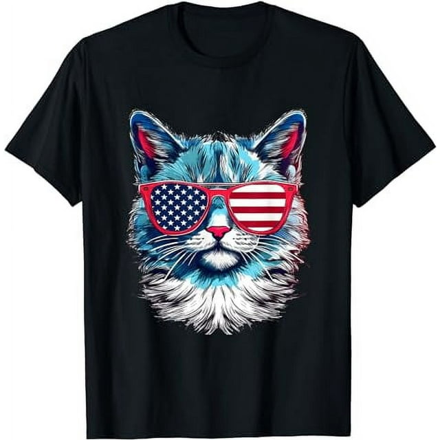 walmart fourth of july cat shirt