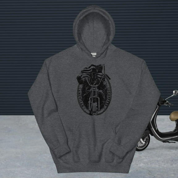 American Choppers Hoodie (Dark Heather, S)