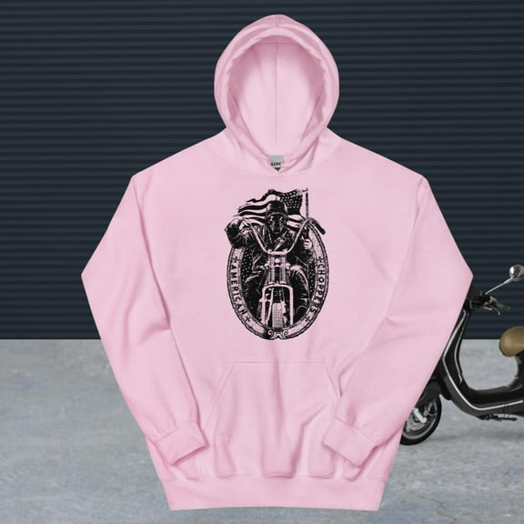 American Choppers Hoodie (Light Pink, S)
