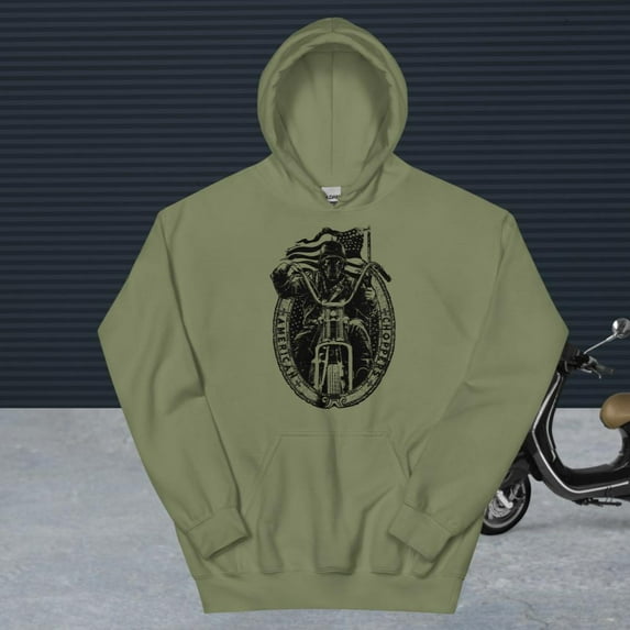 American Choppers Hoodie (Military Green, S)
