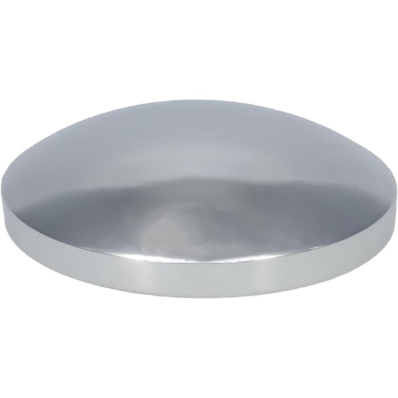 American Chrome ACX 43201 Stainless Steel Rear Hubcap - 8.25 Inch Dome Cover for Commercial Trucks