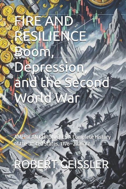 American Chronicles FIRE AND RESILIENCE Boom, Depression, and the Second World War: AMERICAN CHRONICLES A Complete History of the United Sta, Book 7, (Paperback)