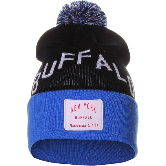 american cities unisex usa fashion arch cities pom pom knit hat cap beanie