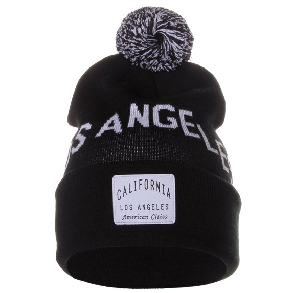 American Cities Unisex USA Fashion Arch Cities Pom Pom Knit Hat Cap Beanie
