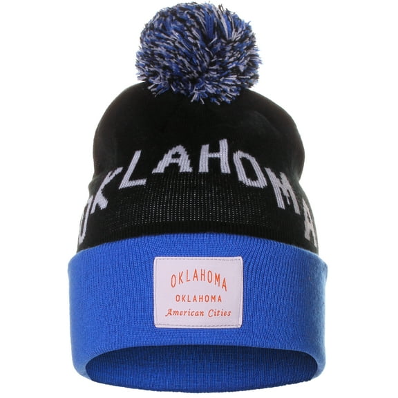 American Cities Unisex USA Fashion Arch Cities Pom Pom Knit Hat Cap Beanie