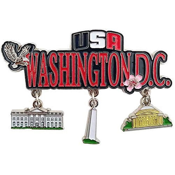 American Cities and States of Magnets (Washington D.C. Patriotic Magnet)