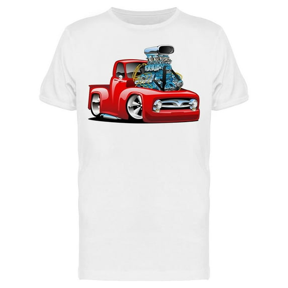 American Classic Red Hot Rod T-Shirt Men -Image by Shutterstock, Male Large
