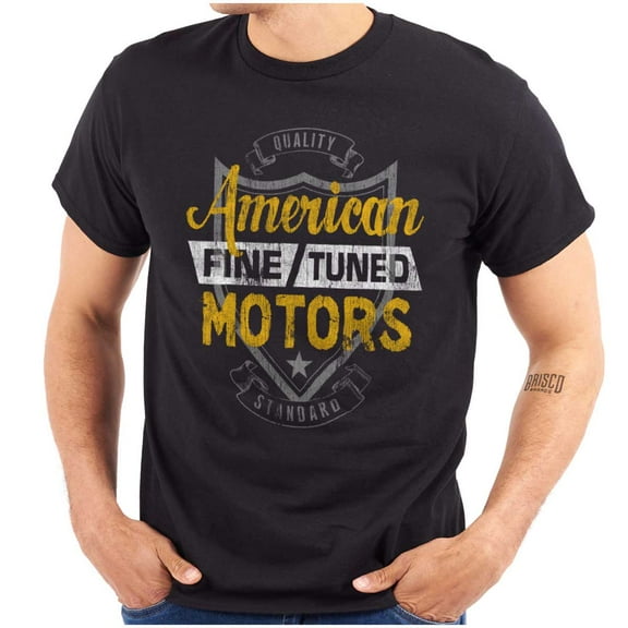 American Classic Retro Car Lover Men's Graphic T Shirt Tees Brisco Brands S