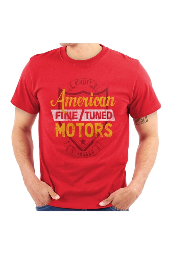 American Classic Retro Car Lover Plus Size Crewneck Graphic Tee Shirt Brisco Brands 2X